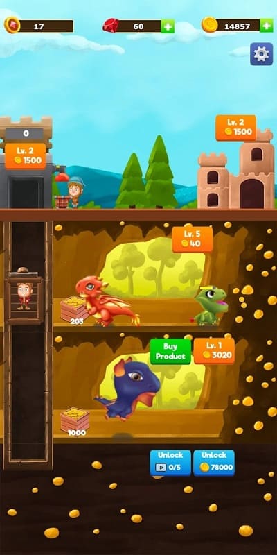 Dragon Paradise City Idle mod apk