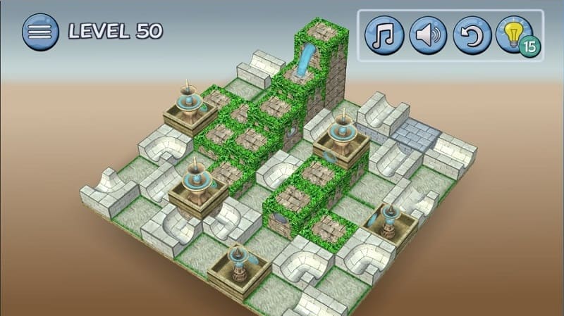 Flow Water Fountain 3D Puzzle apk free