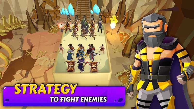 Merge Wars Knights vs Monsters mod apk