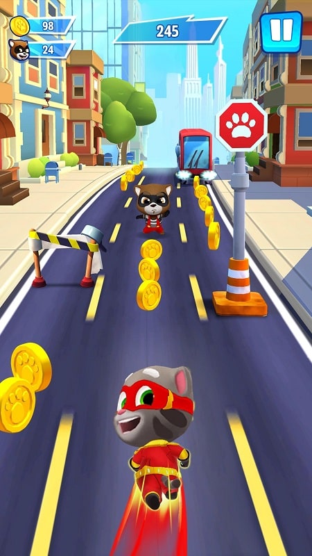 Talking Tom Hero Dash mod apk