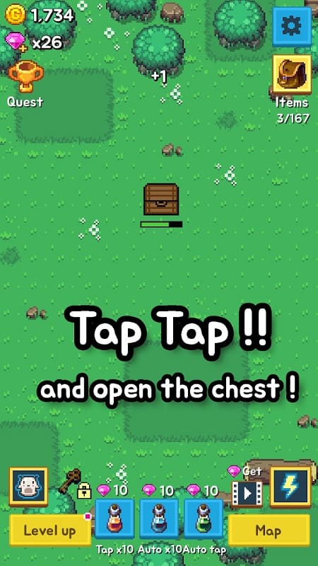 Tap Chest mod