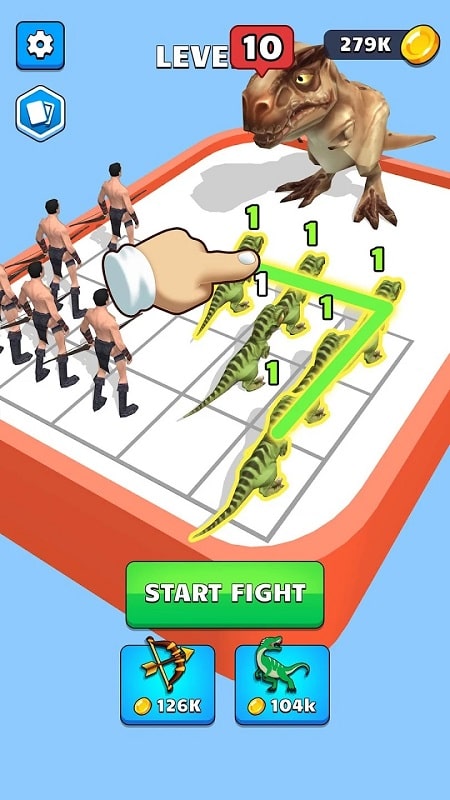 Dinosaur Merge Master Battle mod