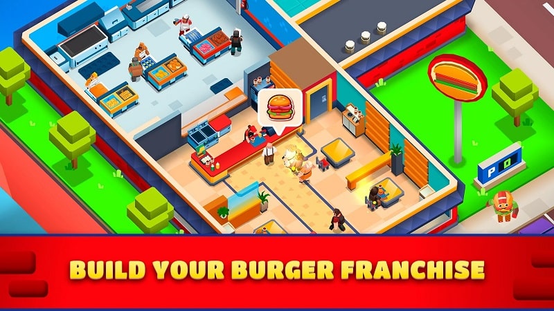 Idle Burger Empire Tycoon 