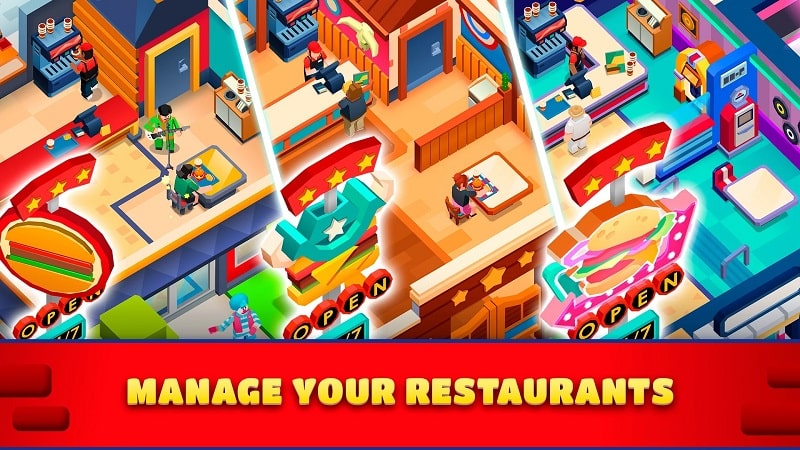 Idle Burger Empire Tycoon mod apk free 