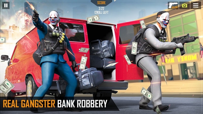 Real Gangster Bank Robber Game mod apk free 