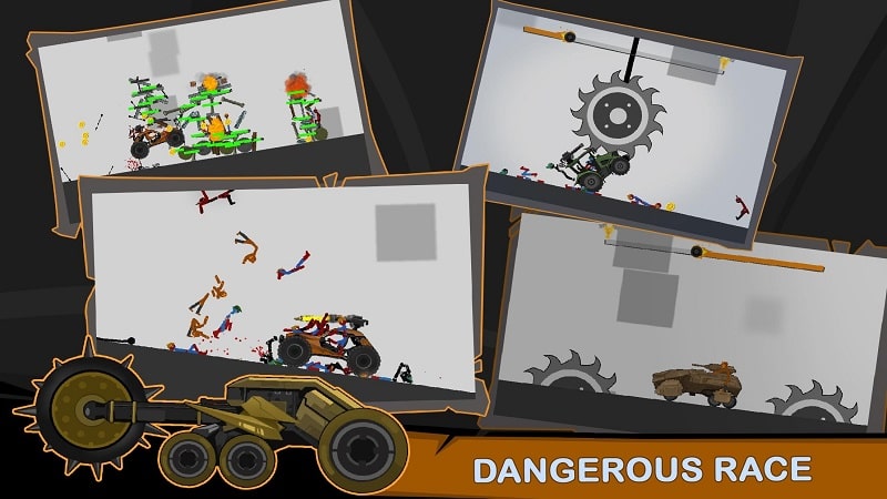 Stickman Race Destruction 2 mod