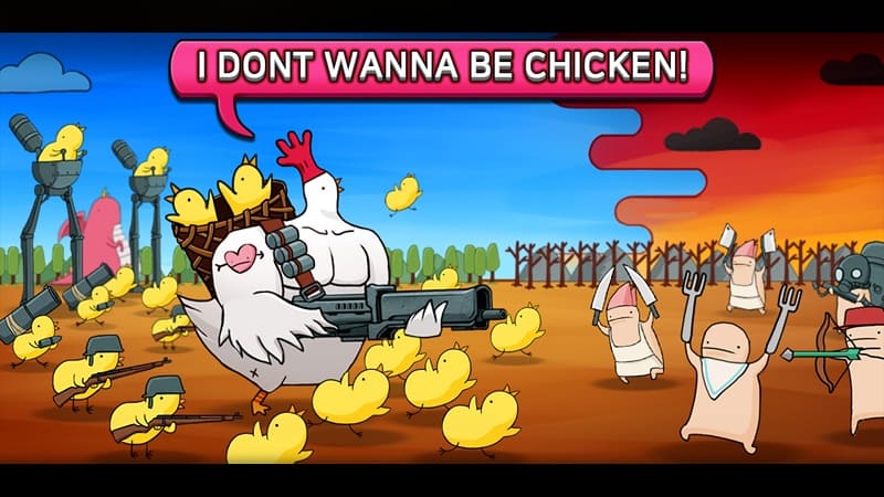 Chicken VS Man mod