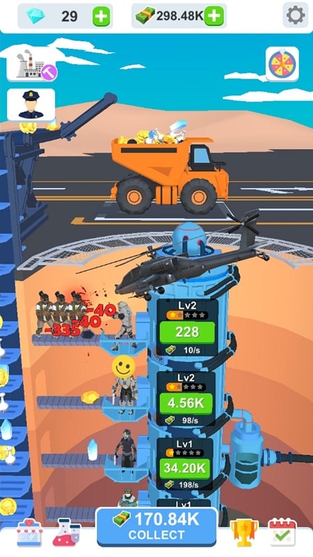 Idle Dig Factory mod apk