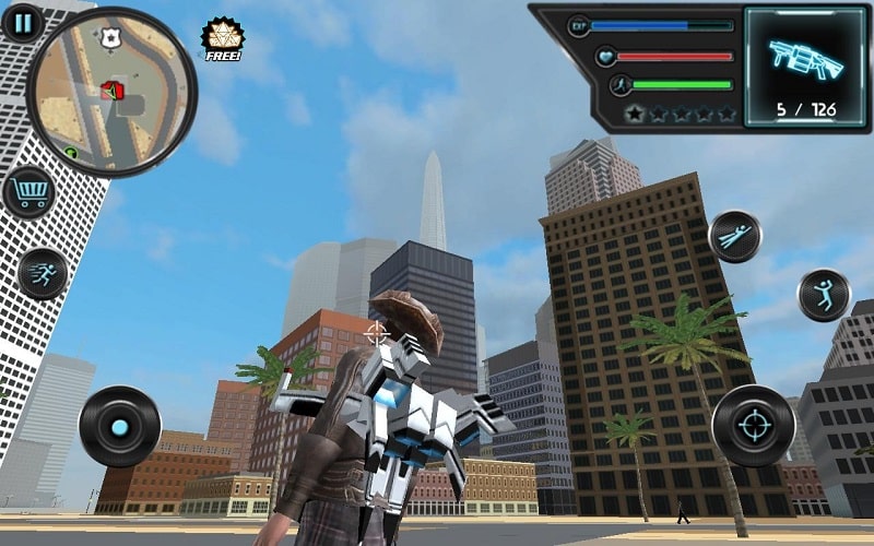 Jetpack Hero Miami Crime mod