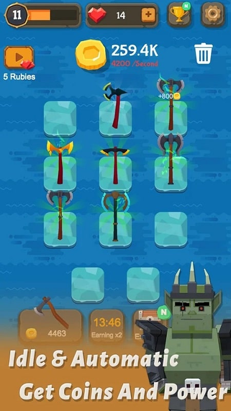 Merge Axe mod apk 