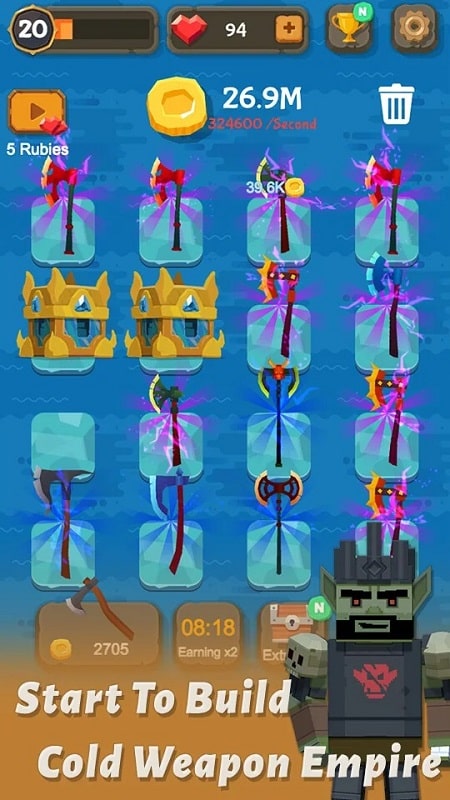 Merge Axe mod apk free 