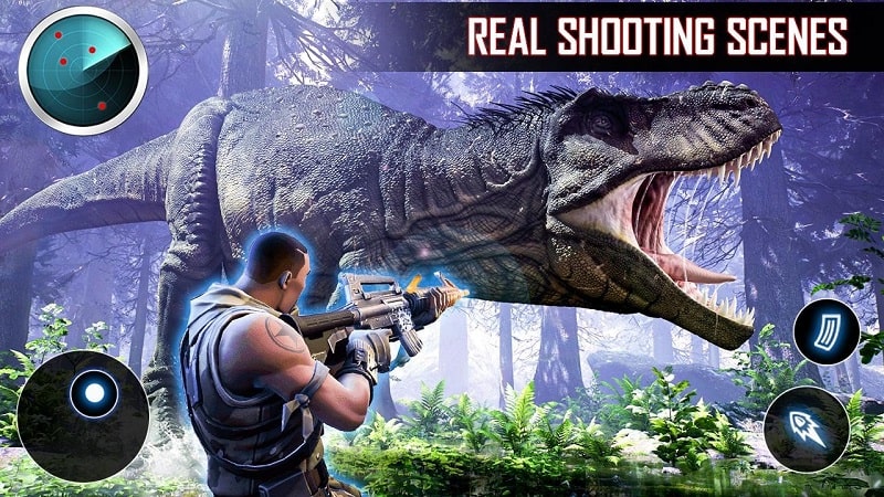 Wild Dino Hunting Gun Games 3d mod apk