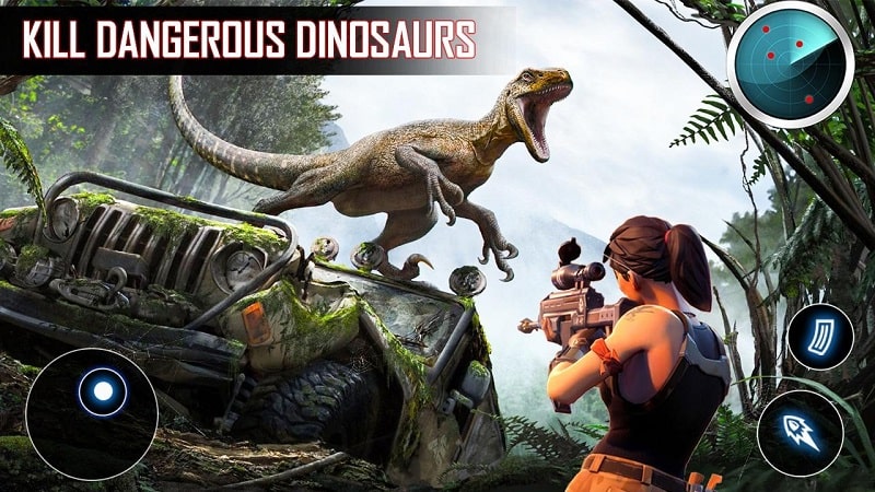 Wild Dino Hunting Gun Games 3d