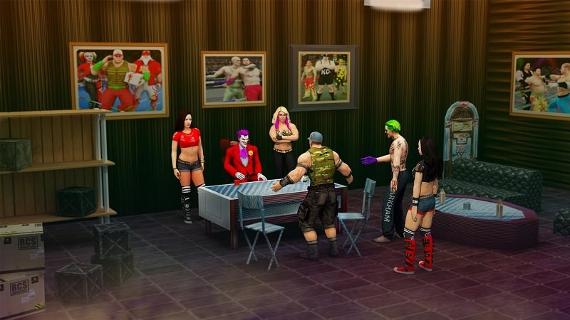 Beat Em Up Wrestling Game mod apk