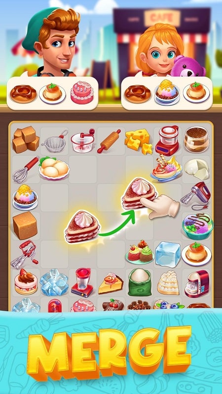 Merge Cafe mod apk