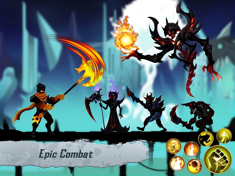 Stickman Warrior Fighting Game mod android