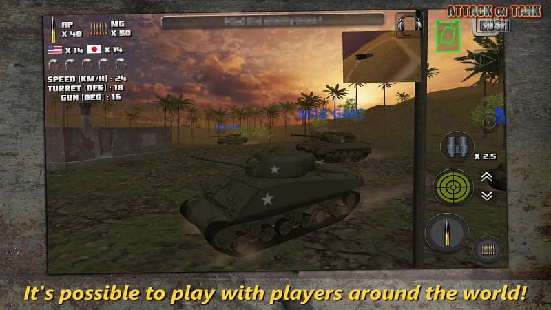 Attack on Tank mod apk