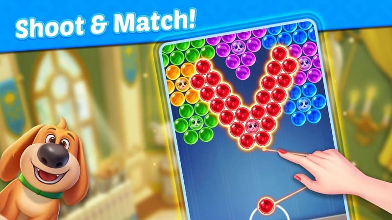 Bubble Shooter Kingdom mod apk