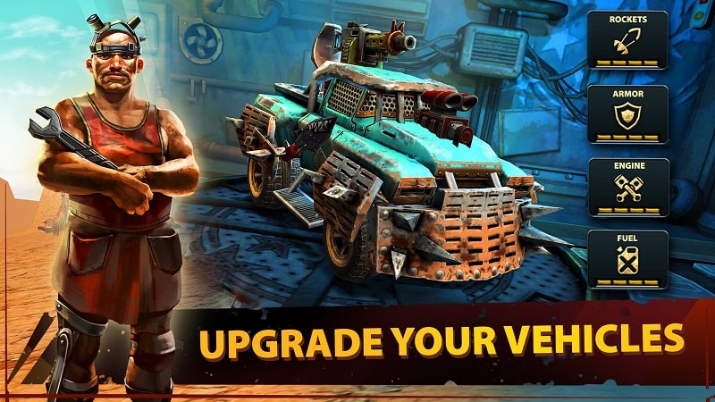 Dead Paradise Car Race Shooter mod apk