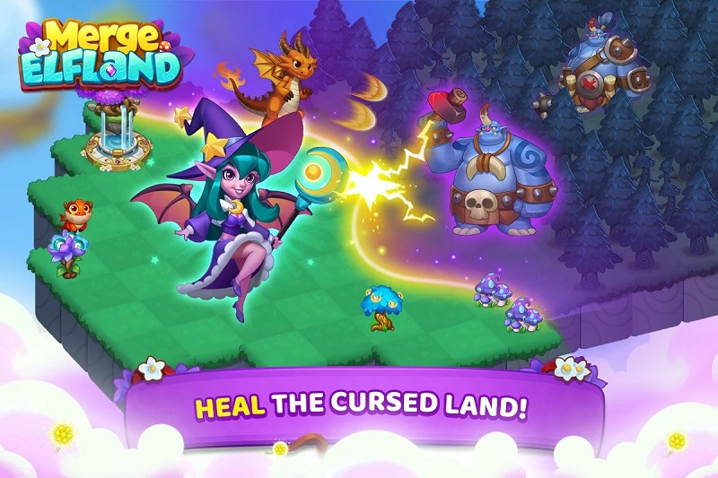 Merge Elfland Magic Merge Game mod apk