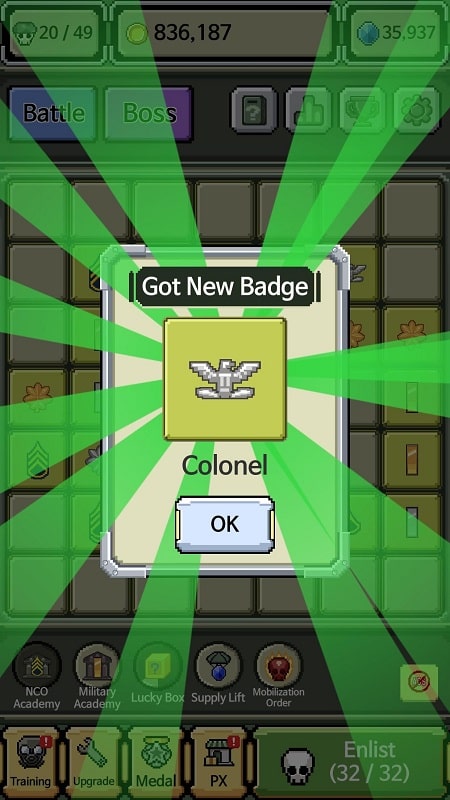 Raising Rank Insignia mod