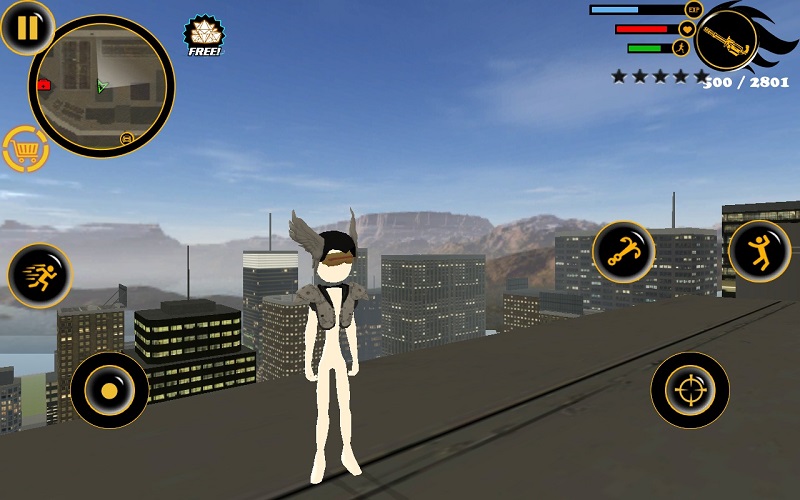 Real Stickman Crime mod android