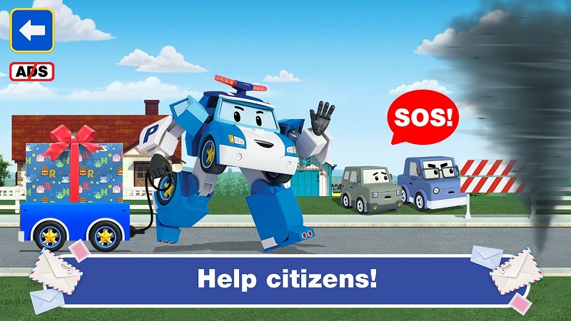 Robocar Poli Postman Games mod apk