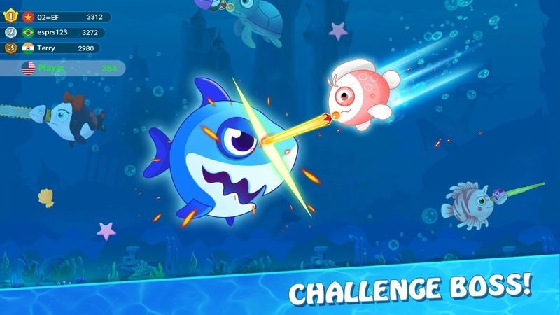 Shark vs Fish .io Hungry Fish free