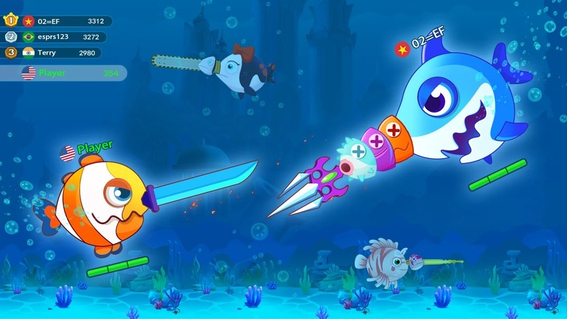 Shark vs Fish .io Hungry Fish mod