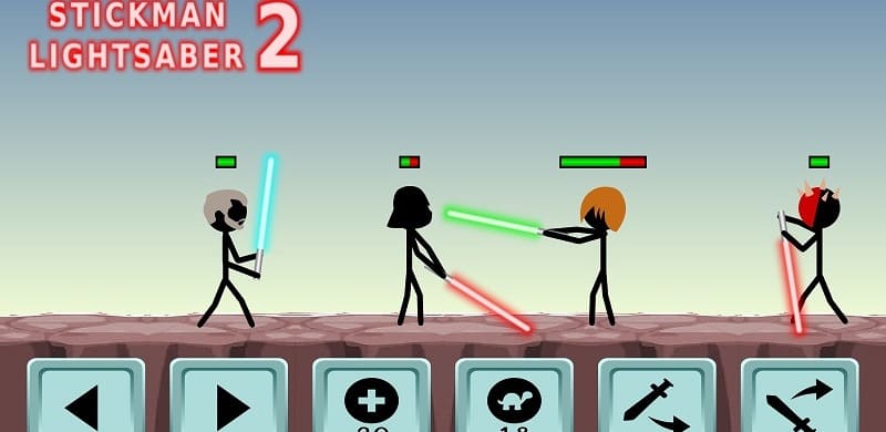 Stickman Lightsaber Warriors 2 mod