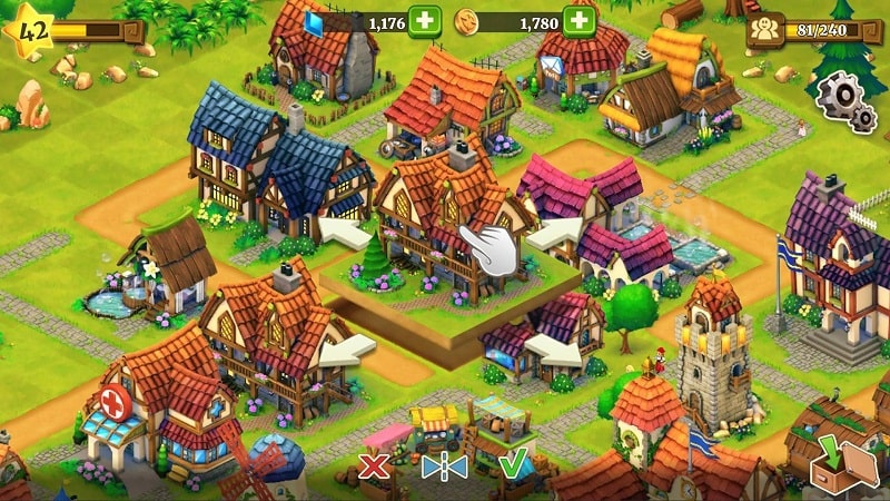 Town Village Farm Build City mod