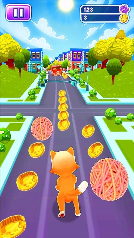 Cat Run Kitty Runner Game apk