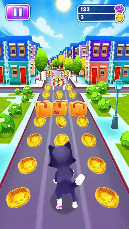 Cat Run Kitty Runner Game mod