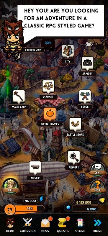 Exoria Online Idle MMORPG apk free