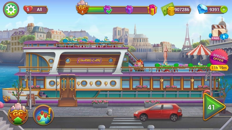 Grand Cafe Mania mod apk free