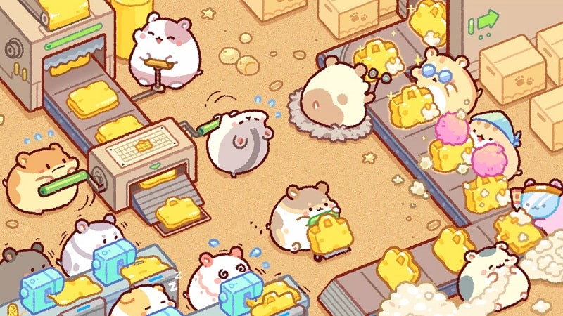 Hamster Bag Factory mod apk