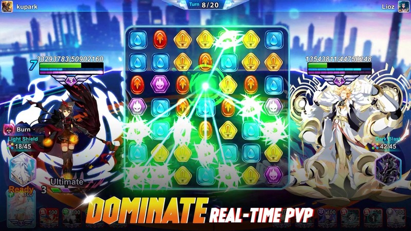 Monsters Puzzles God Battle mod apk