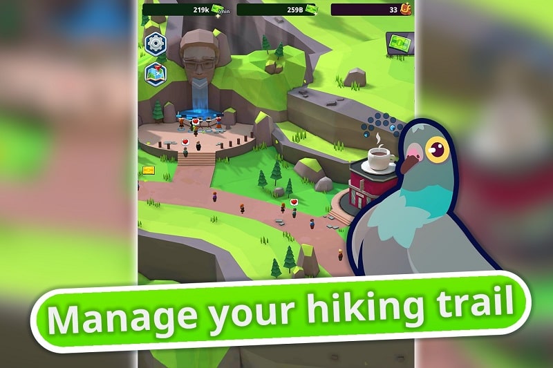 Idle Hiking Manager mod free