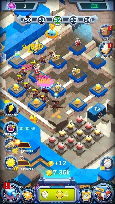 Idle games Mega Tower defense mod apk min