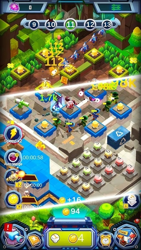 Idle games Mega Tower defense mod min